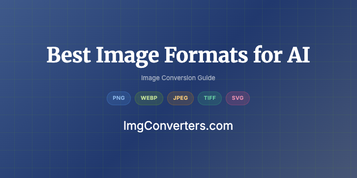 Best Image Formats for AI Tools in 2025