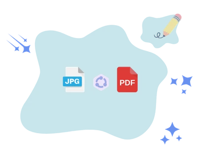 JPG to PDF image conversion